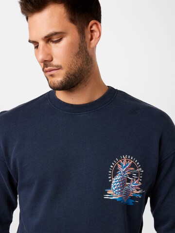 JACK & JONES - Sudadera 'TROPICANA' en azul