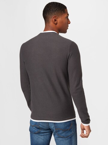 JACK & JONES Sweater 'TWINN' in Grey