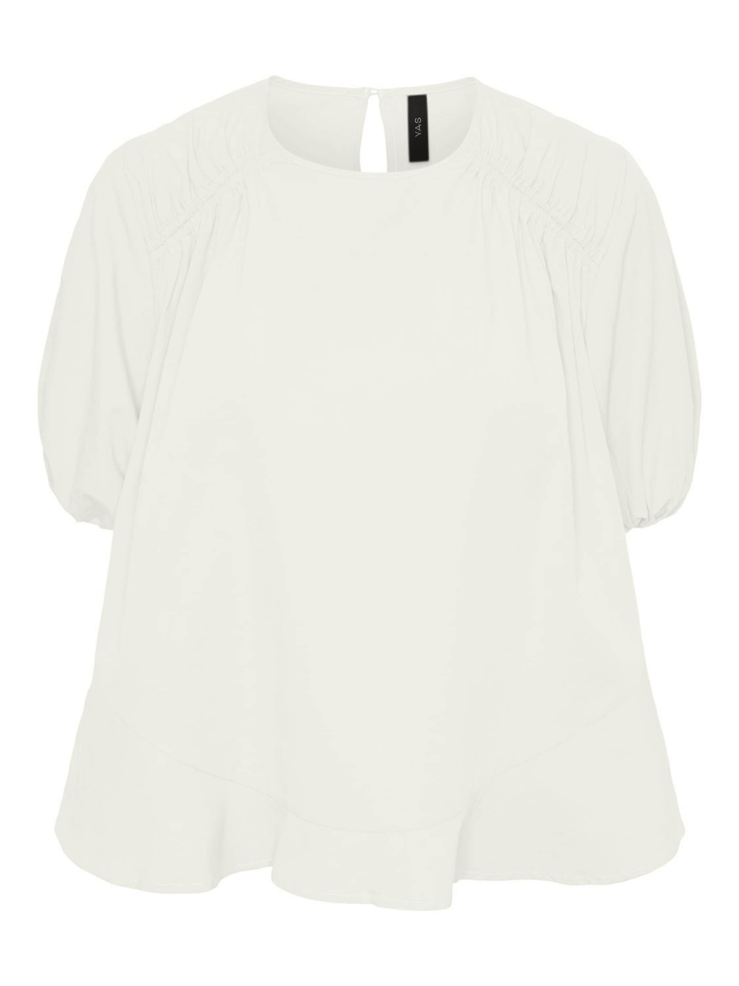 YAS Bluse 'CARMEN' in Weiß: Vorderseite