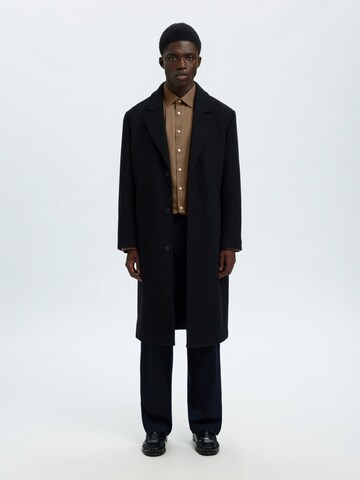 SELECTED Slim Fit Hemd in Braun