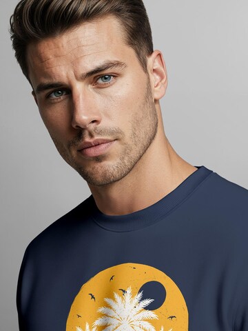 Neverless Sweatshirt 'California' in Blau