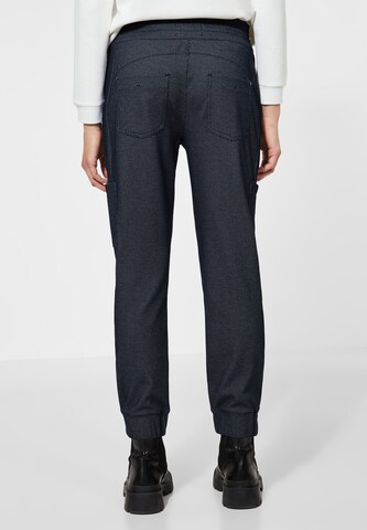 STREET ONE Tapered Cargohose in Blau