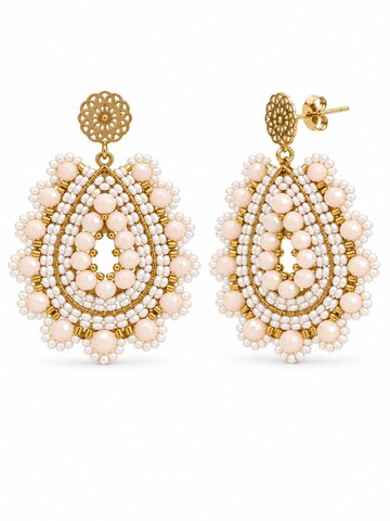 Boucles d'oreilles 'Barbados Pearl Blush' Alster Herz en orange : devant