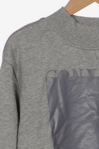 CONVERSE Sweatshirt & Zip-Up Hoodie in M in Grey