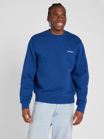 Carhartt WIPSweater majica - plava boja: prednji dio