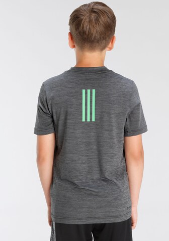 ADIDAS SPORTSWEAR Performance Shirt 'Aeroready Heather' in Black