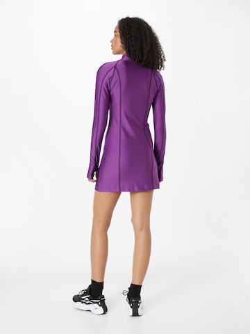 Oval Square Dress in Purple