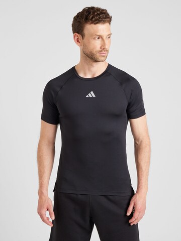 ADIDAS PERFORMANCE Performance Shirt in Black: front