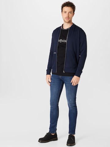 JACK & JONES - Sudadera con cremallera 'Aiden' en azul