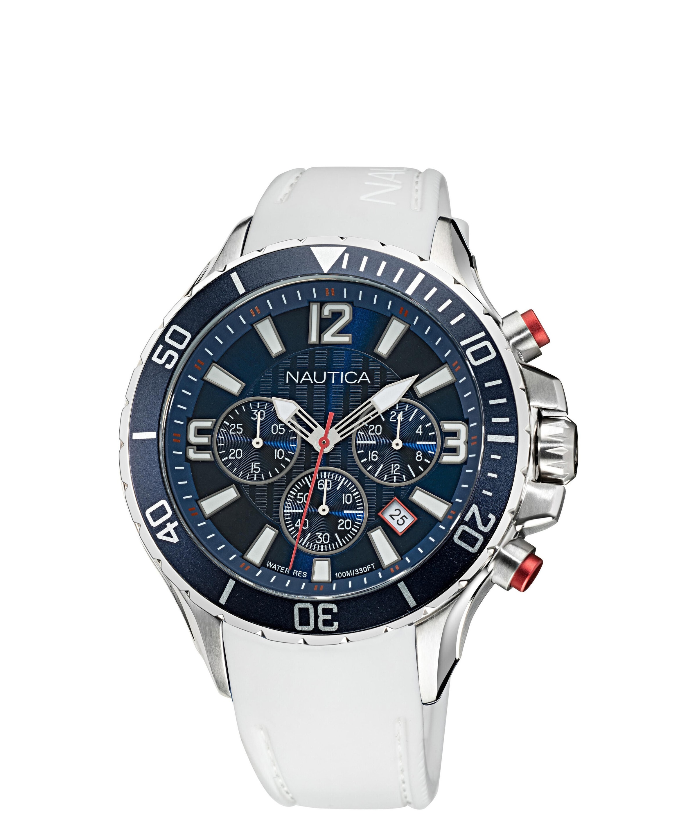 NAUTICA Sports watch ' NST ' in Silver