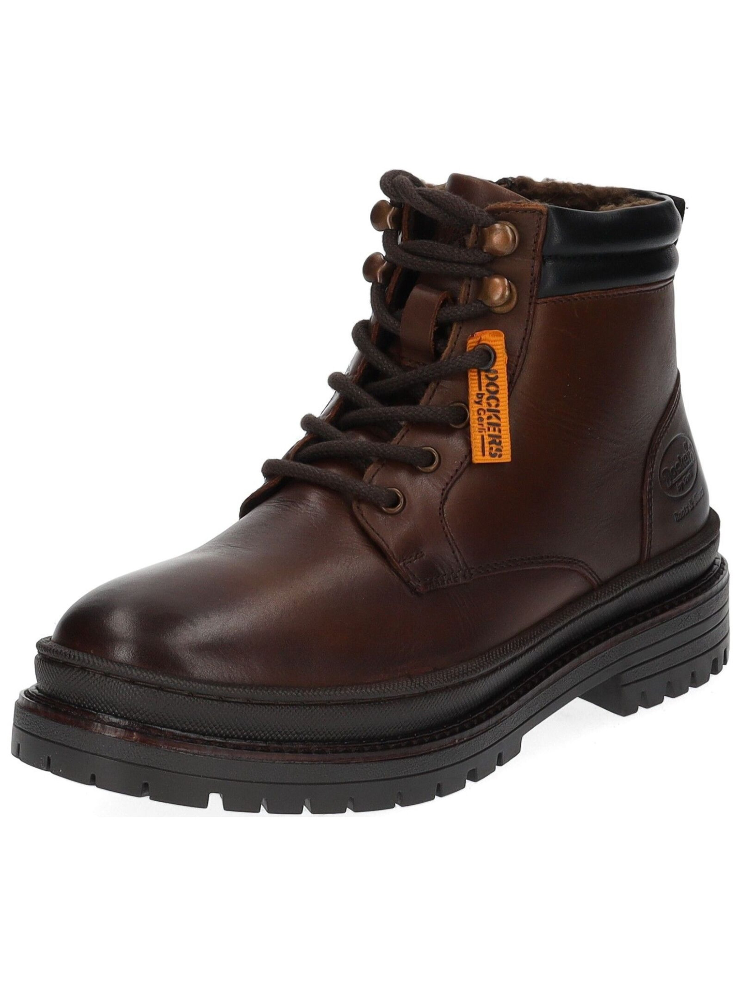 Dockers by Gerli Veterboots in Bruin: voorkant
