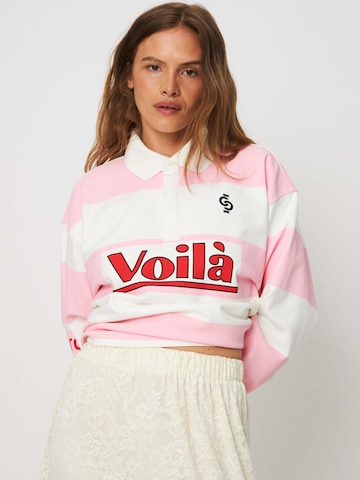 Crās Koszulka ' Sistacras ' w kolorze różowy: przód