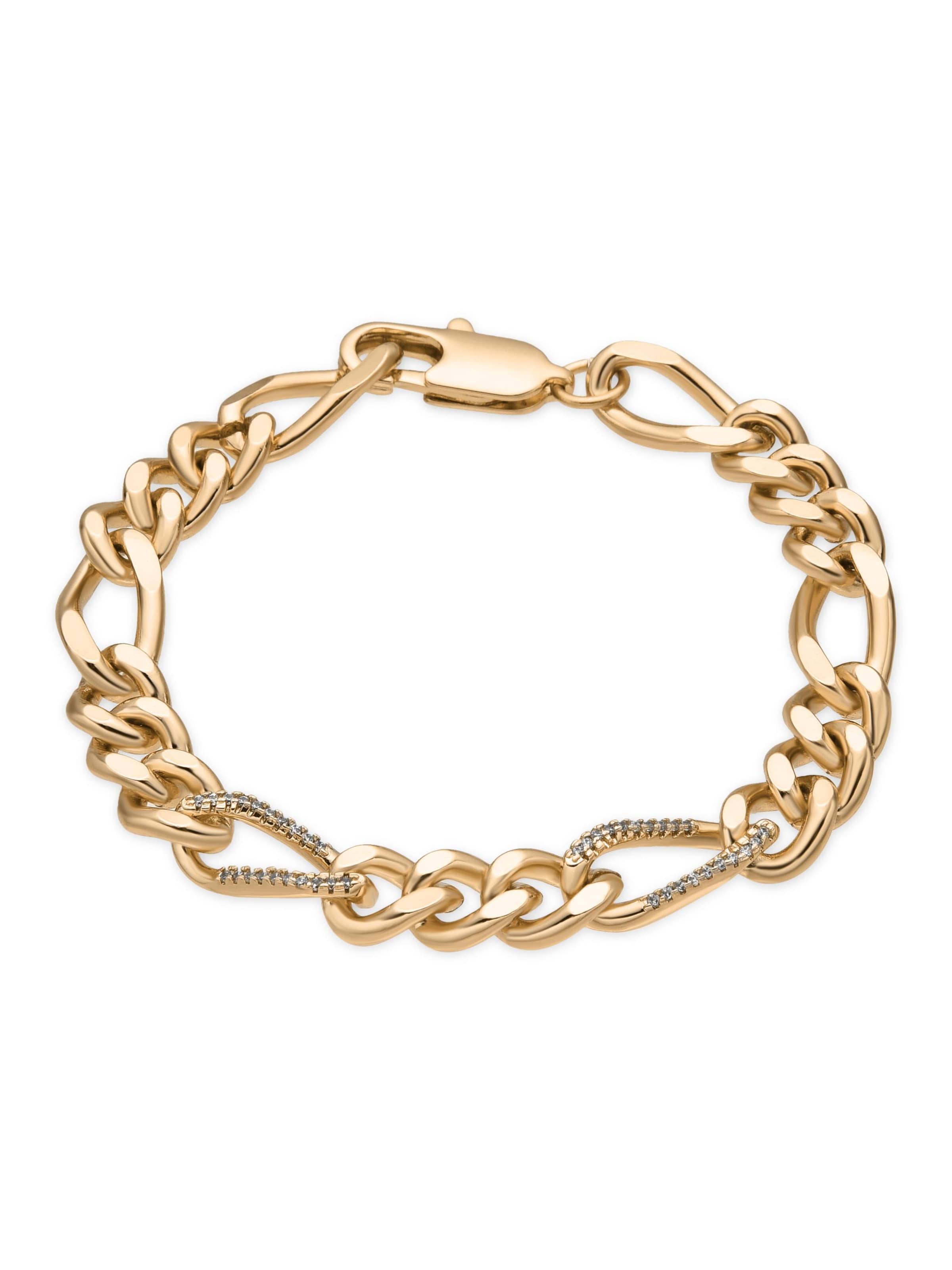 Braccialetto 'Thalu' di Luxenter in oro: frontale