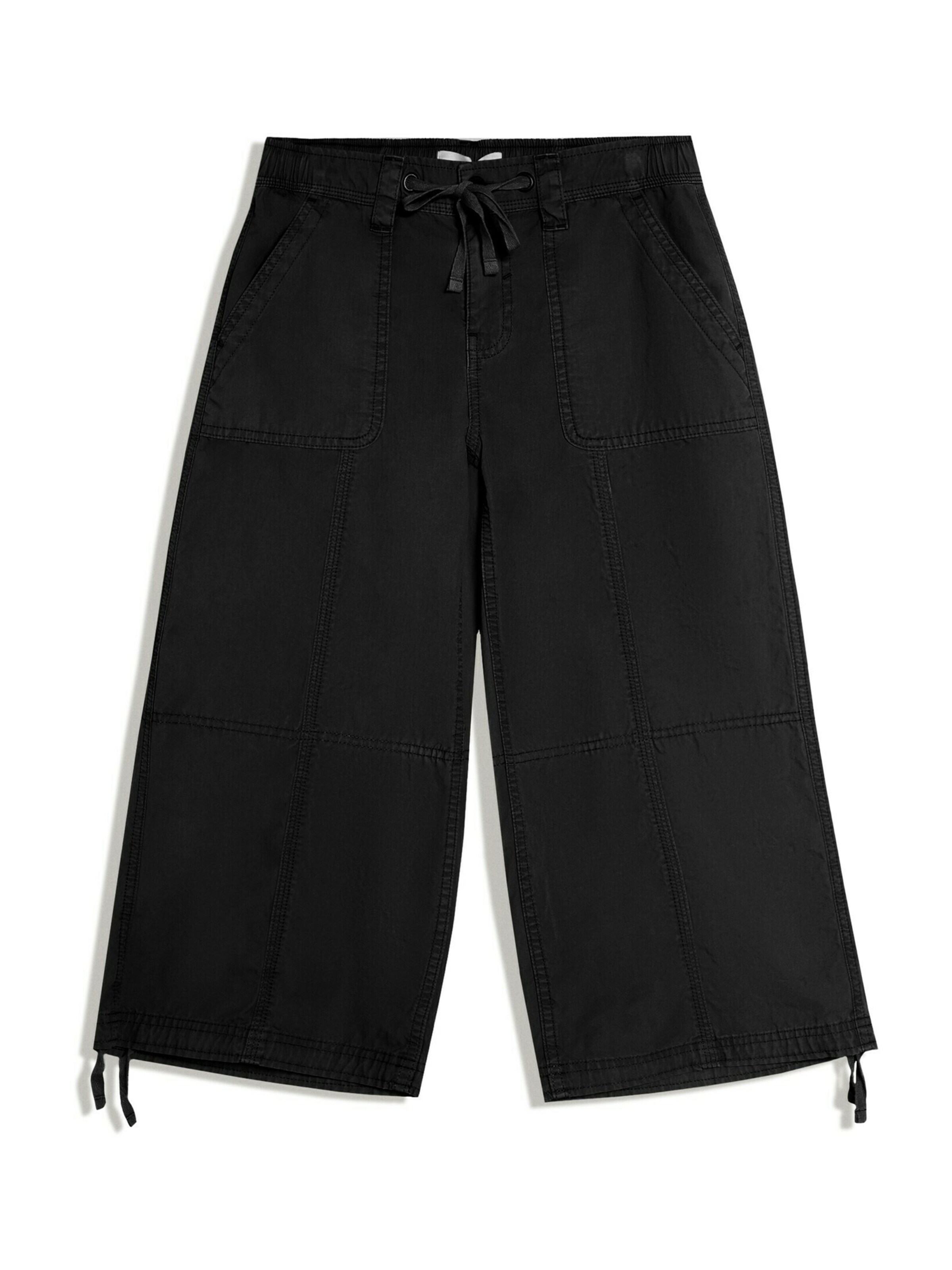 Bershka Pants in Black: front