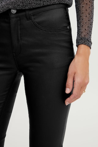 Regular Pantalon 'FRTALIN' Fransa en noir