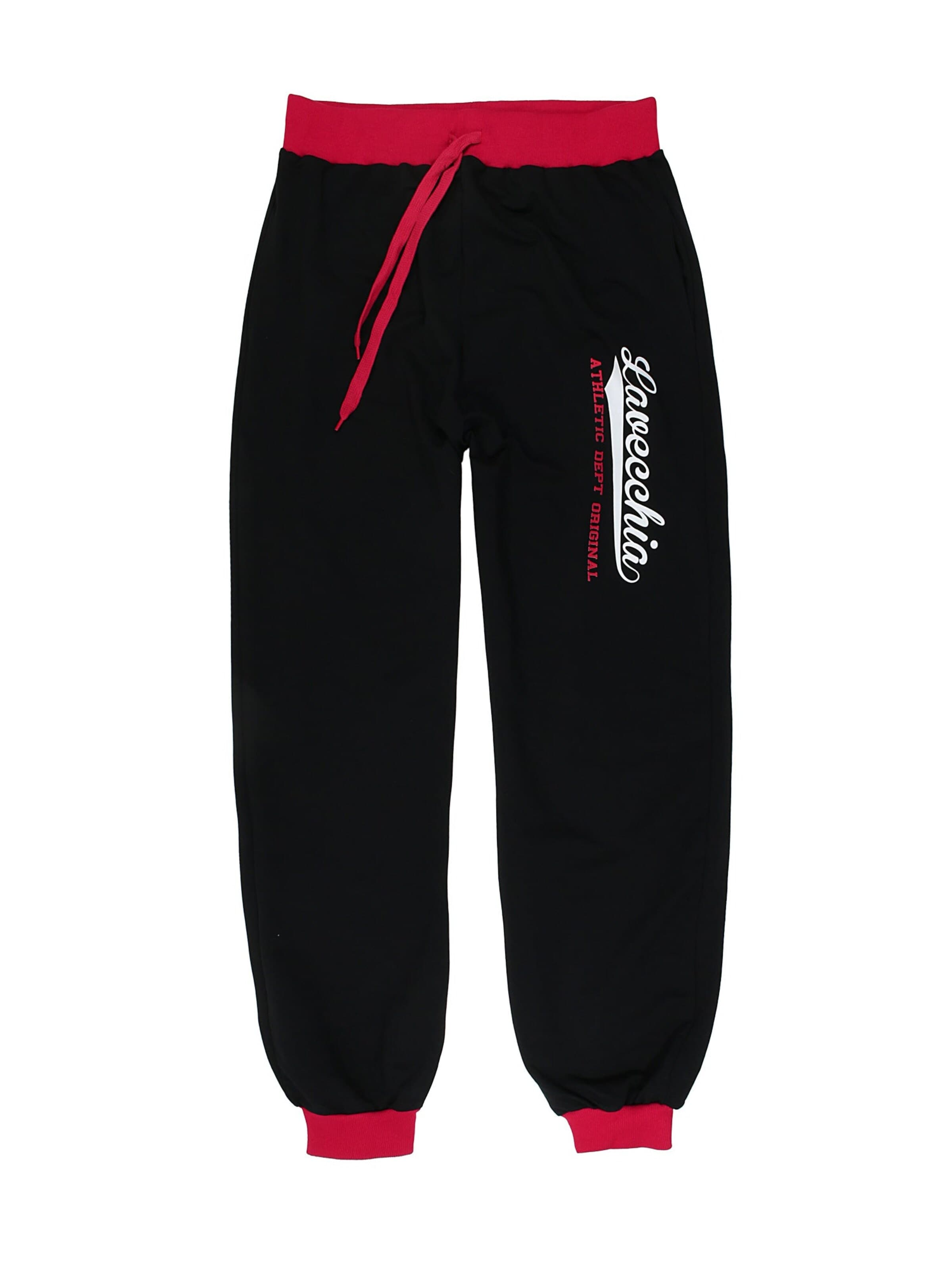 Lavecchia - Tapered Pantalón 'LV-2020' en negro: frente