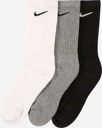 Chaussettes de sport NIKE en gris : devant