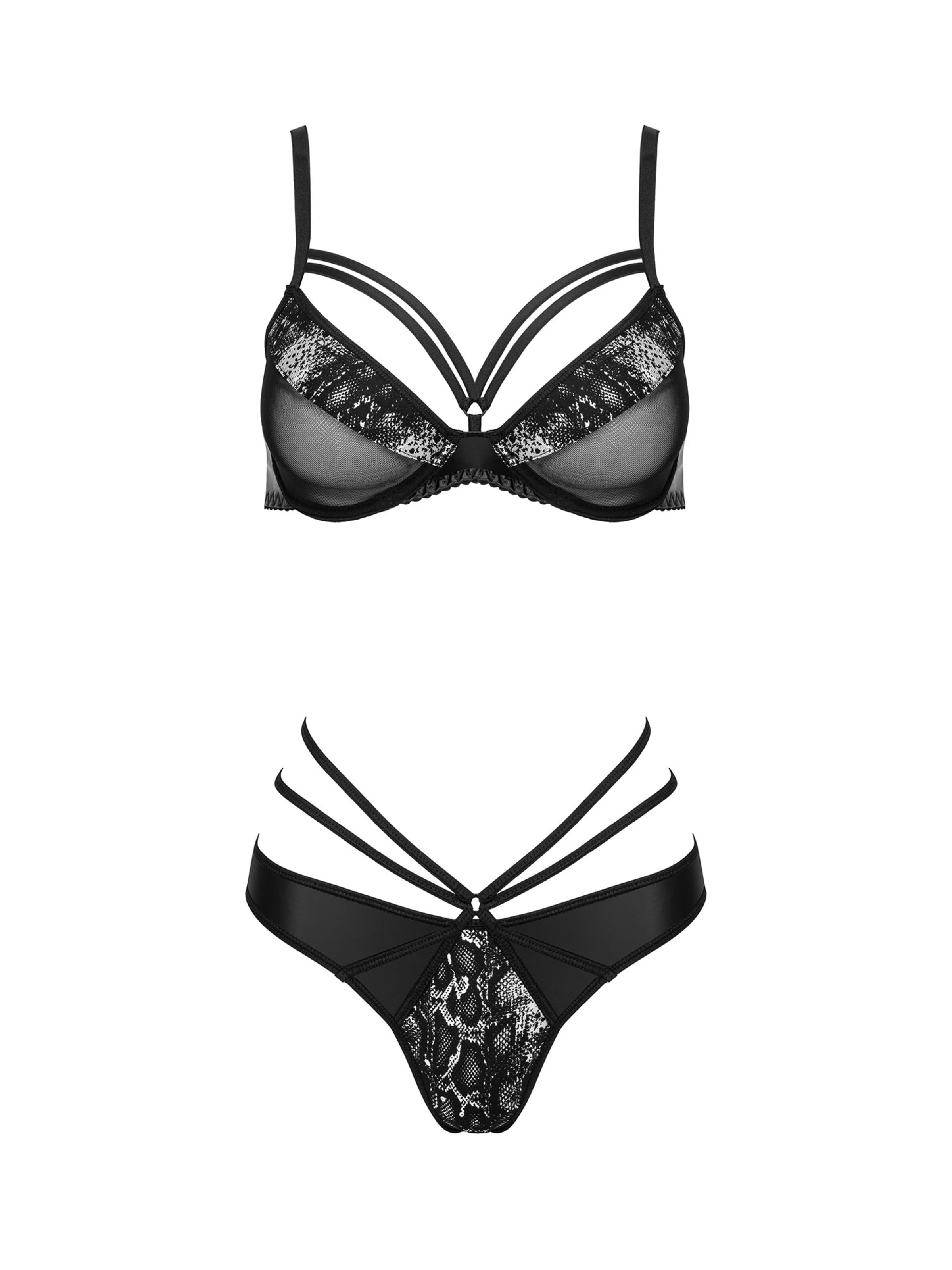 SpaLeXLine Classic Underwear Sets 'Casidy Set' in Black