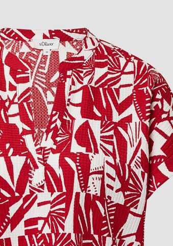 Chemisier s.Oliver en rouge