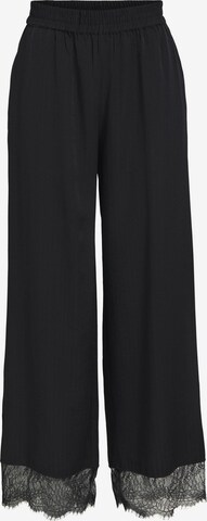 OBJECT Wide Leg Hose in Schwarz: predná strana