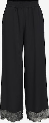 OBJECT Wide Leg Hose in Schwarz: predná strana