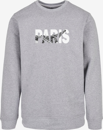 Sweat-shirt 'Paris Eiffel Tower' Merchcode en gris : devant