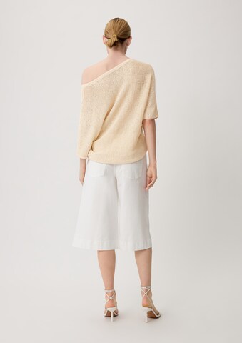 COMMA Pullover in Beige: Rückseite