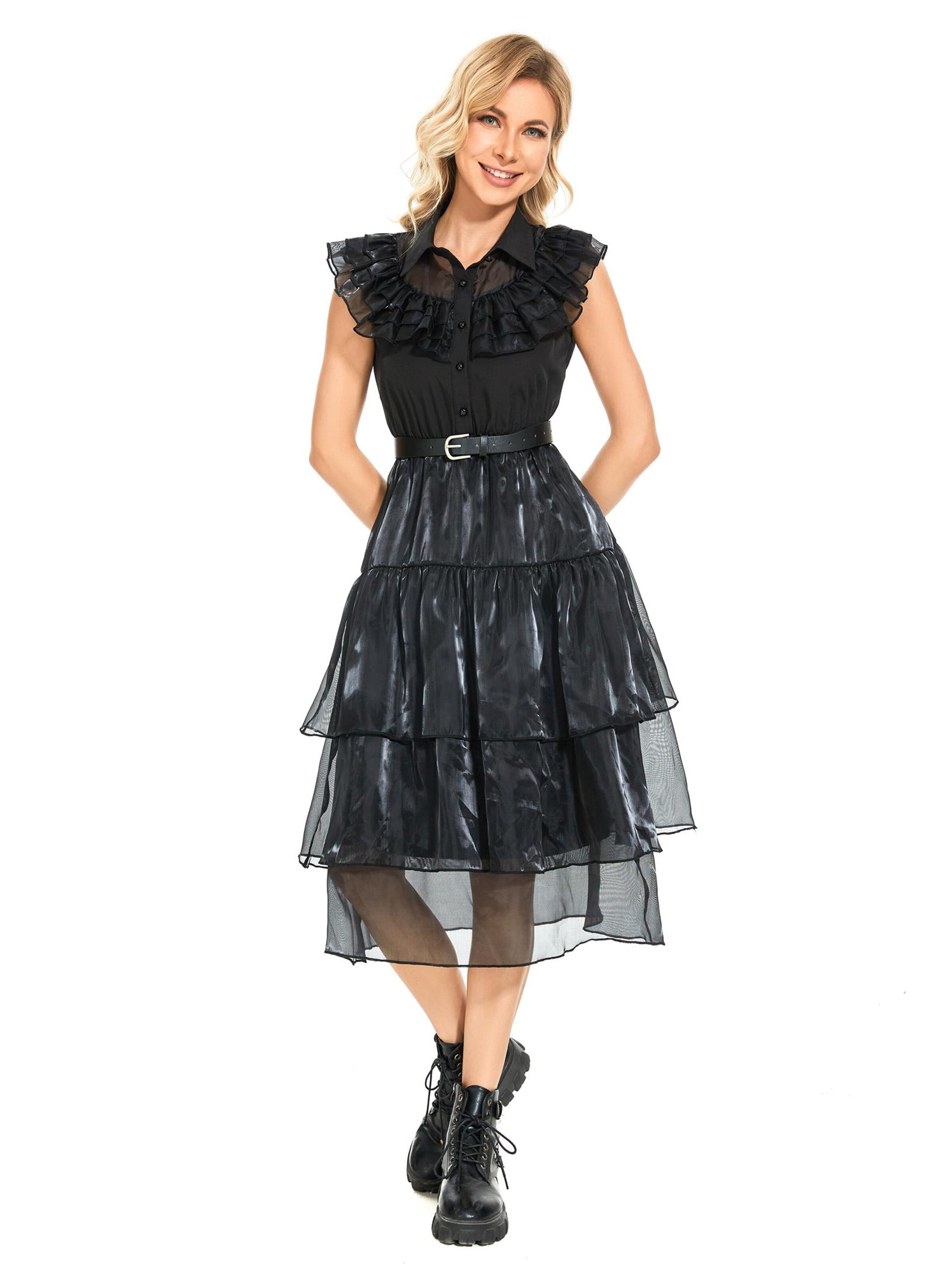 Yesfashion Dress in Black