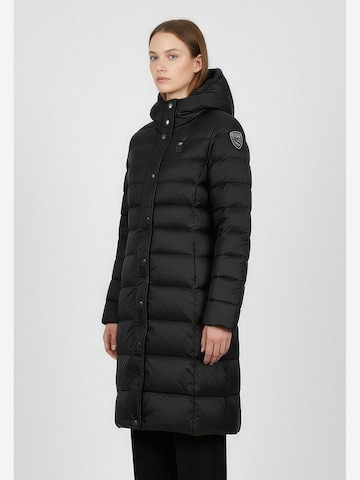 Blauer Wintermantel 'Anita' in Zwart: voorkant