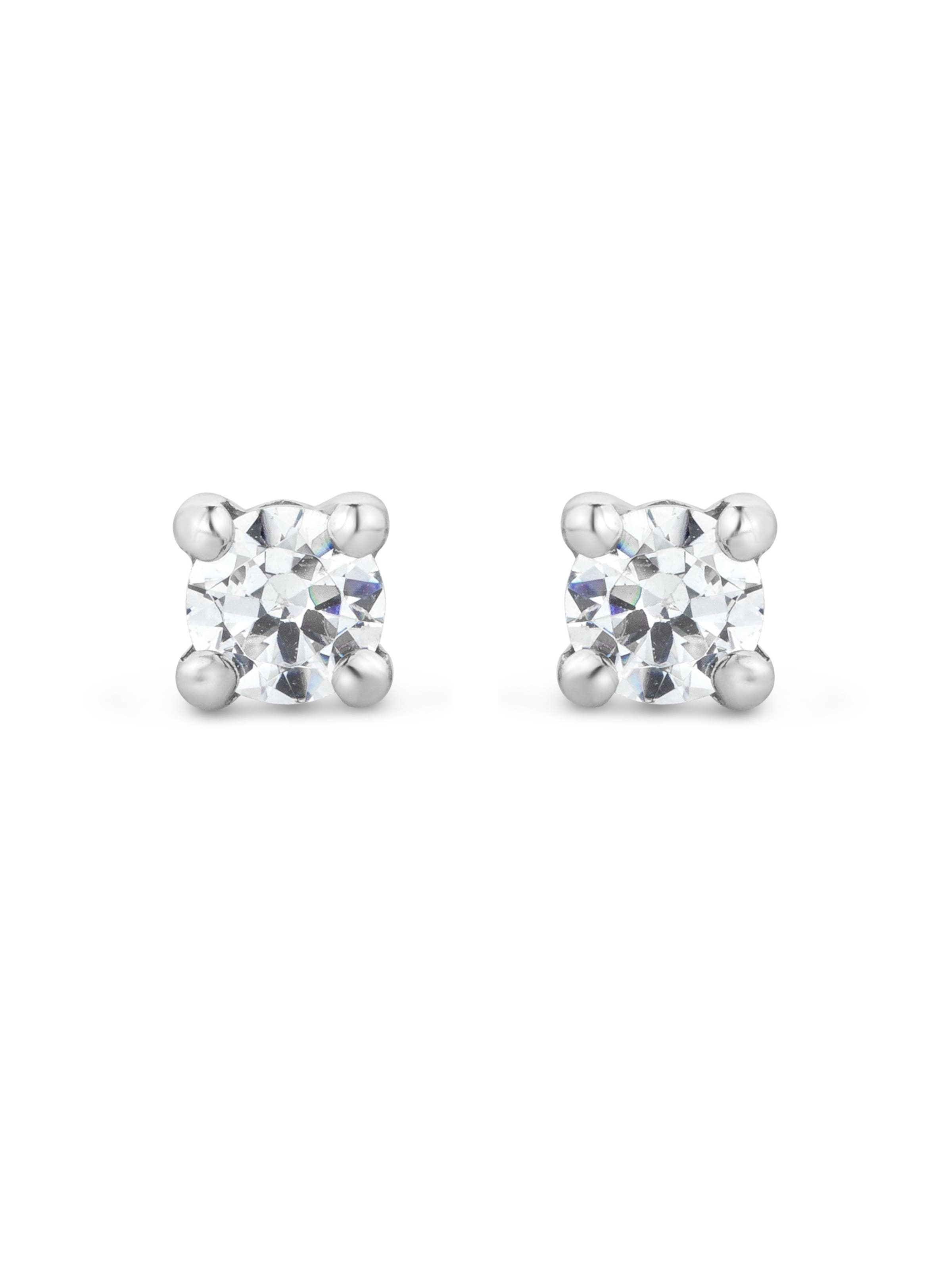 Vanlere Earrings in Silver: front