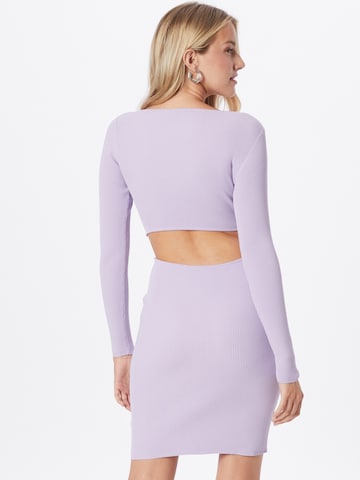 Tally Weijl Knitted dress in Purple