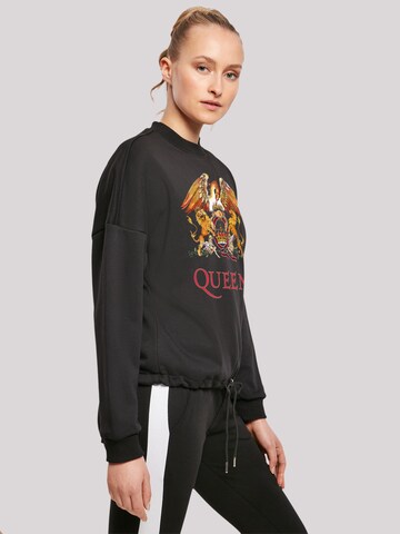F4NT4STIC Sweatshirt 'Queen Classic Crest' in Schwarz