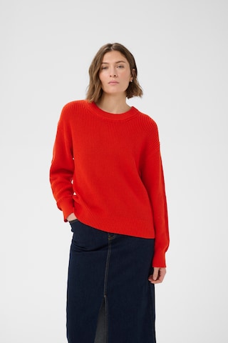 Part Two Sweater in Red: front