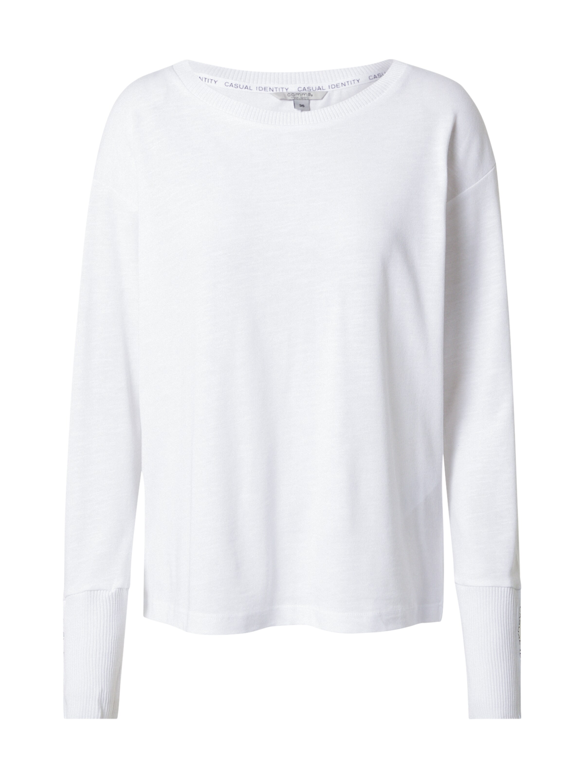 T-shirt COMMA en blanc : devant