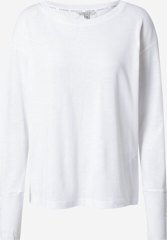 T-shirt COMMA en blanc : devant