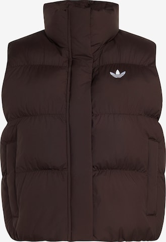 ADIDAS ORIGINALS - Colete em castanho: frente