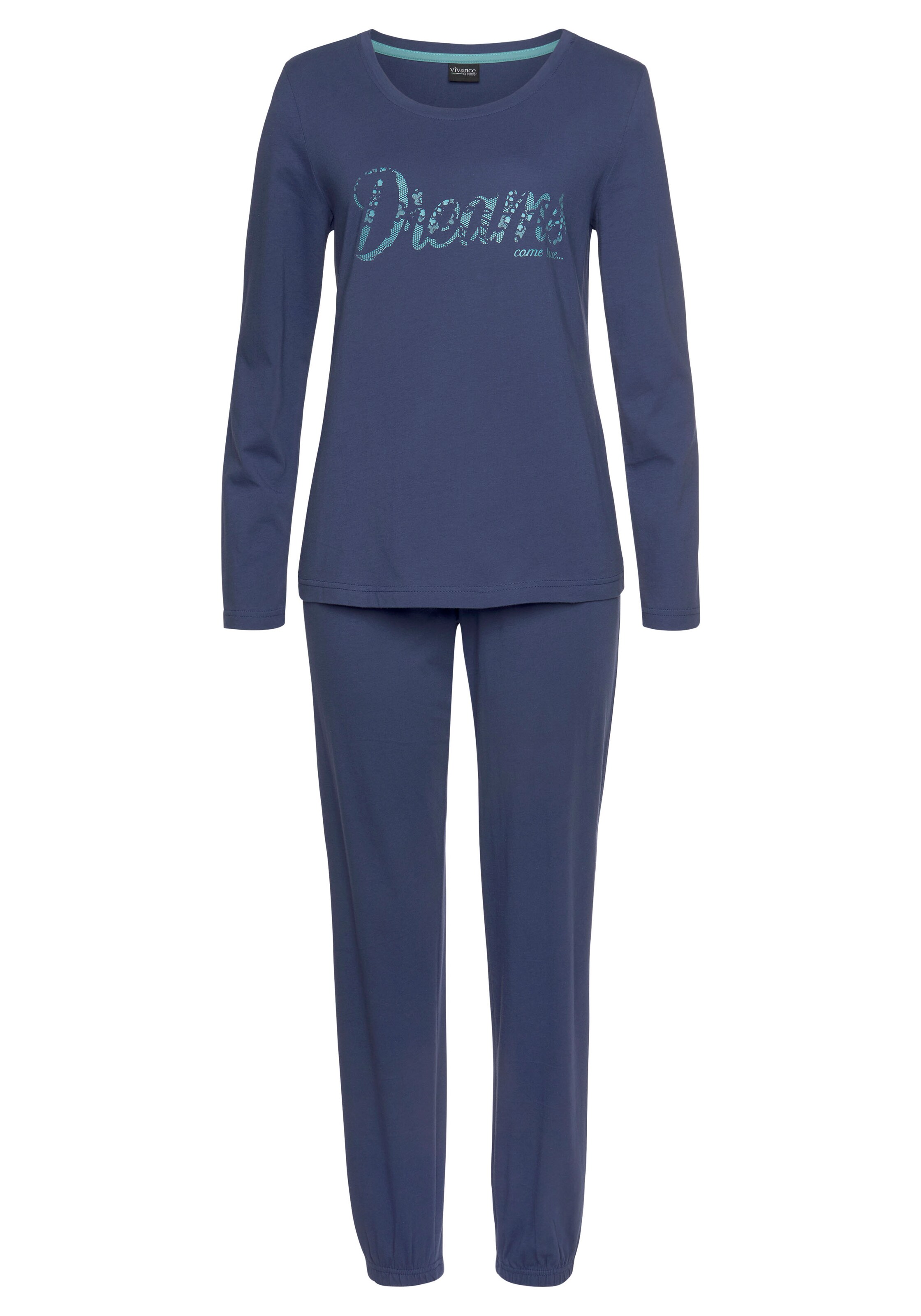 VIVANCE Pajama in Blue: front
