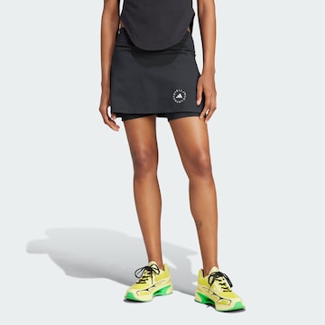 ADIDAS BY STELLA MCCARTNEY Regular Sports skirt in Black: front