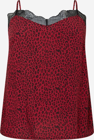 ABOUT YOU Curvy Top 'Aileen' in Rood: voorkant