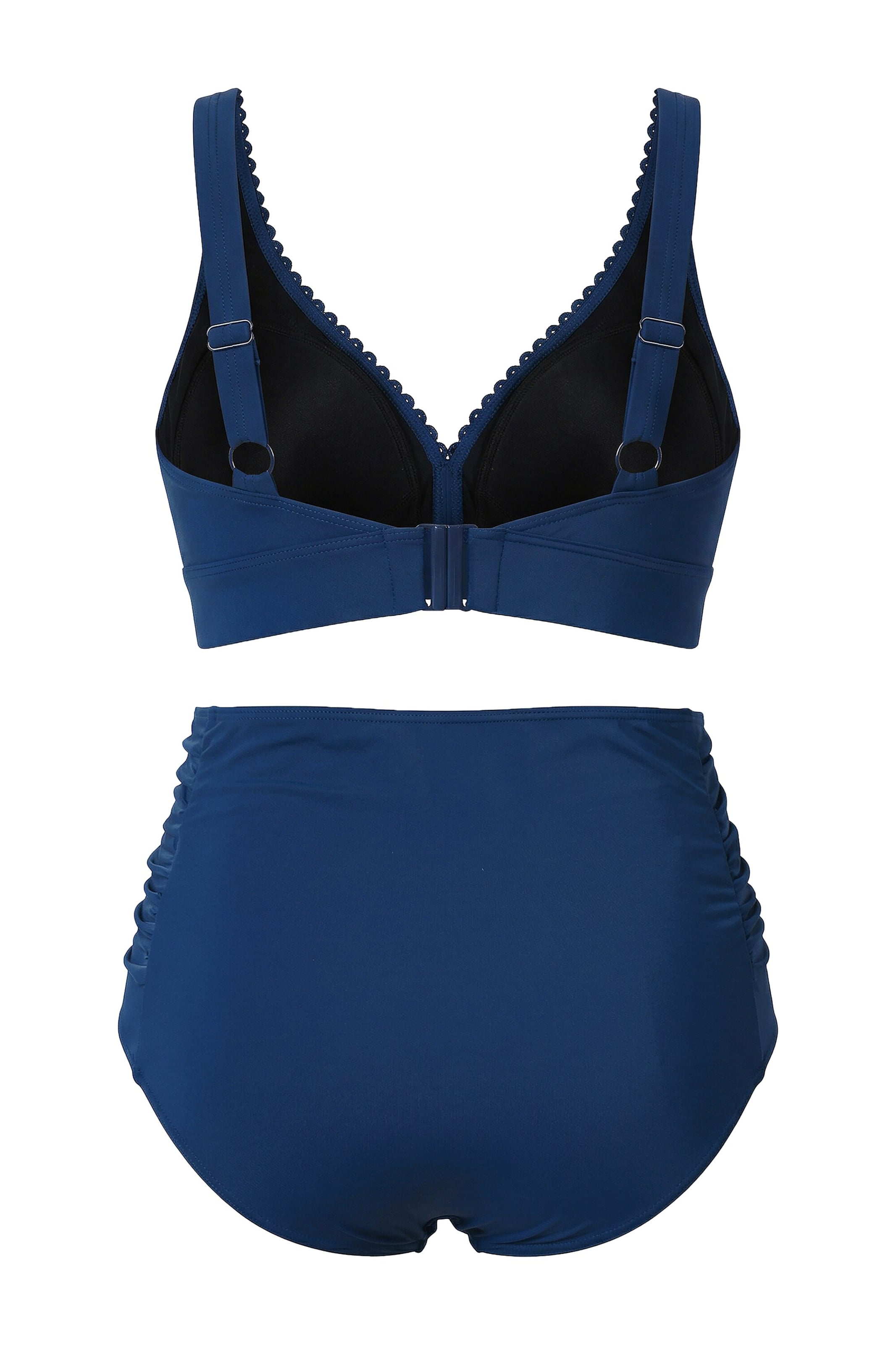 Ulla Popken T-shirt Bikini in Blauw