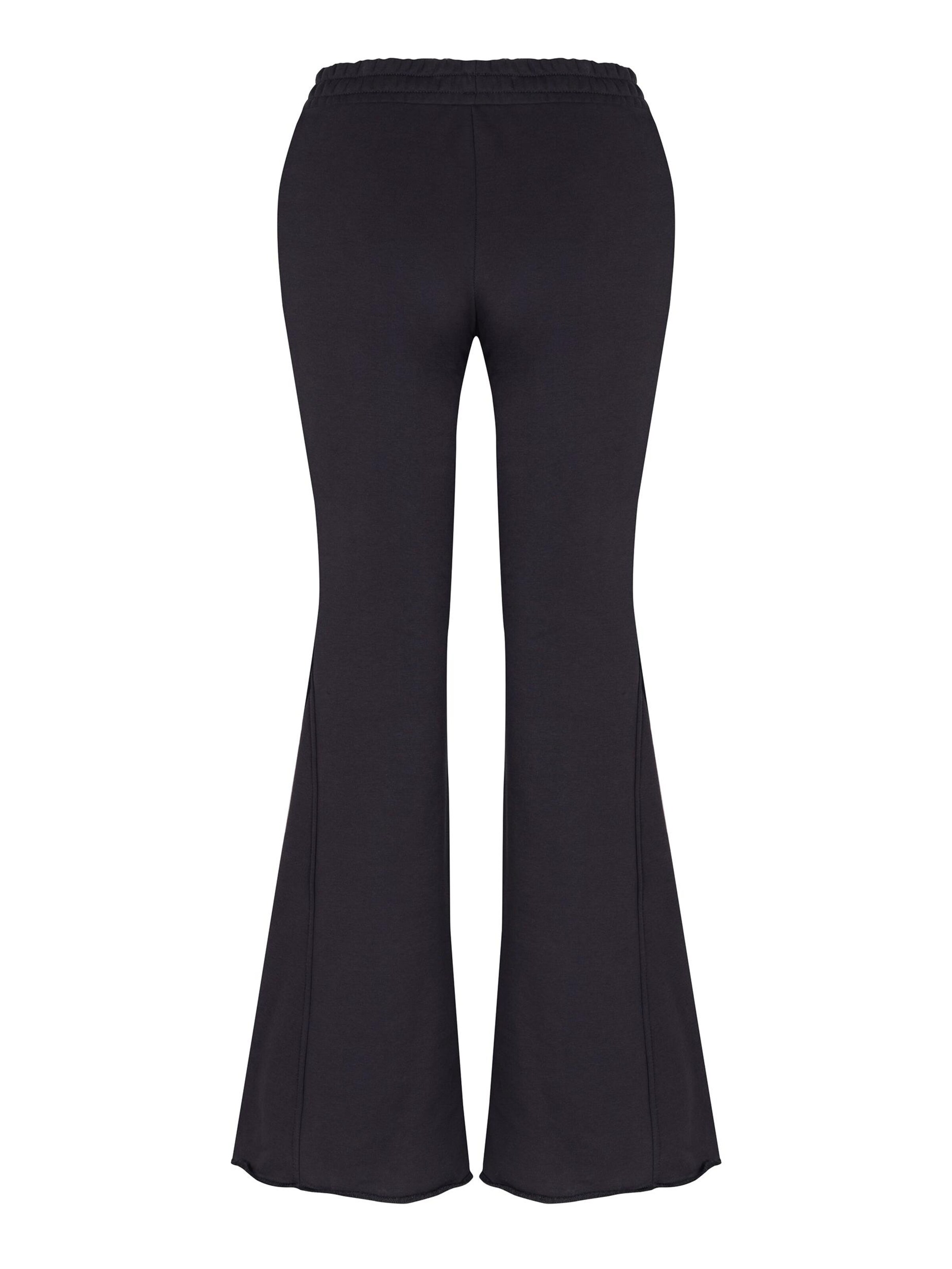 évasé Pantalon 'LOOM SWEATPANTS GRAPHITE' FEMSSY en gris