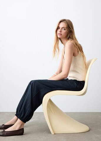 MANGO TEEN Baggy Pants 'Crabe' in Blue