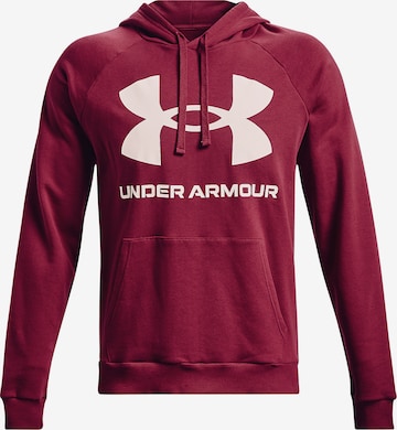 UNDER ARMOUR Sportsweatshirt 'Rival' in Rot: predná strana