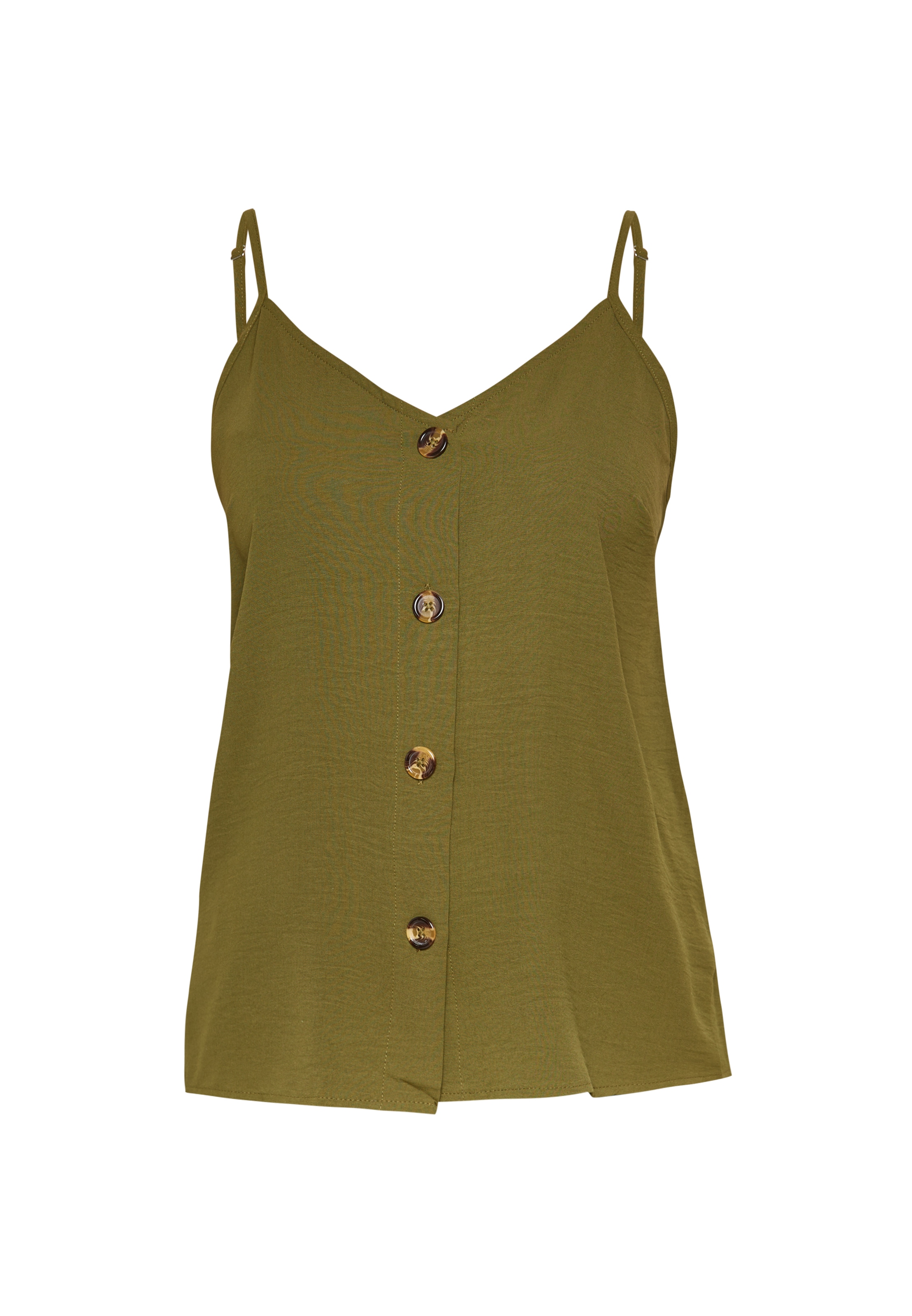 usha BLUE LABEL - Top en verde: frente