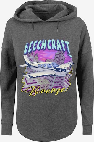 F4NT4STIC Sweatshirt 'Beech Skyline' in Grijs: voorkant