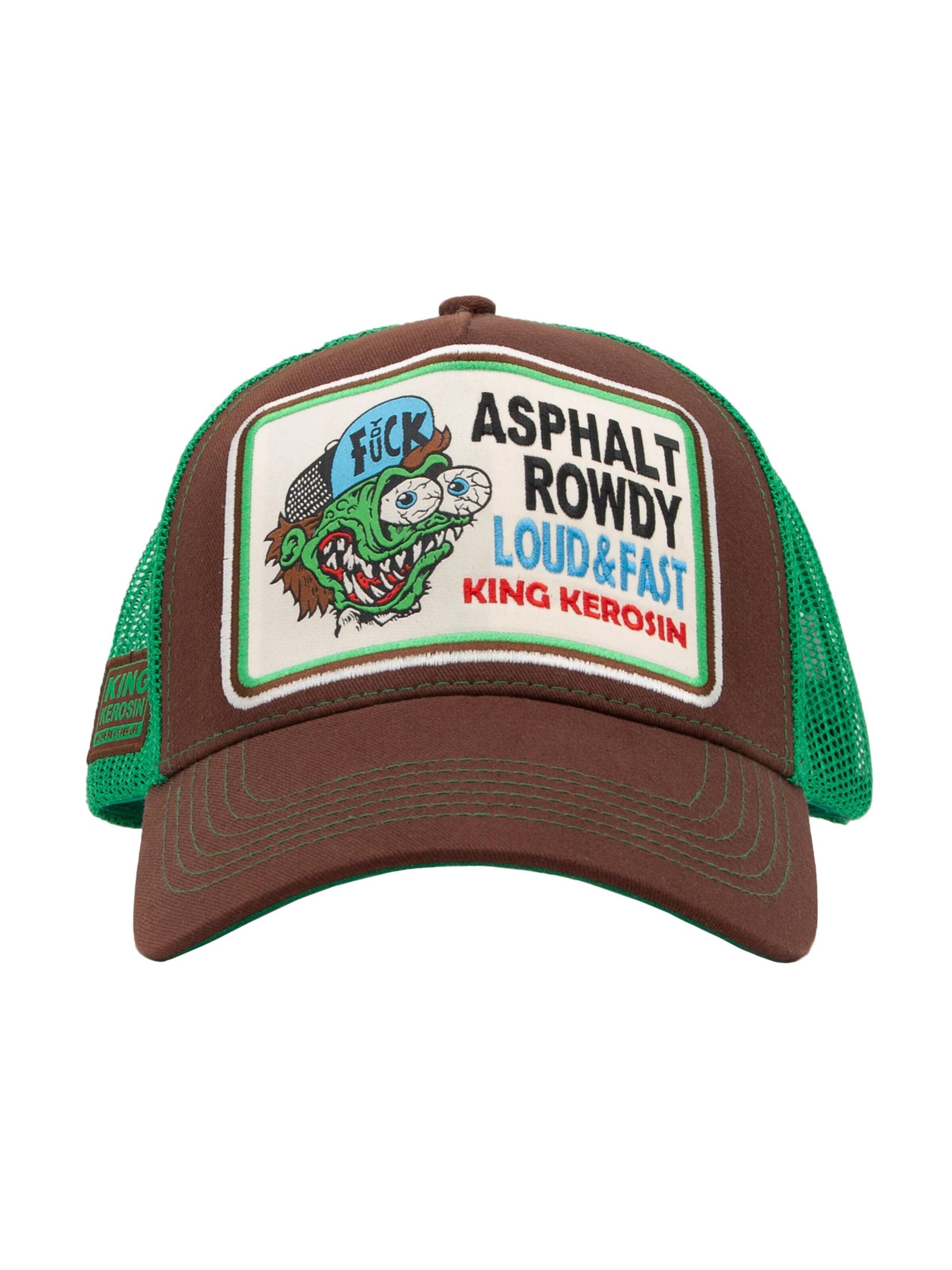 King Kerosin Cap 'Asphalt Rowdy'‌‌‌‌‌‌‌ in Braun