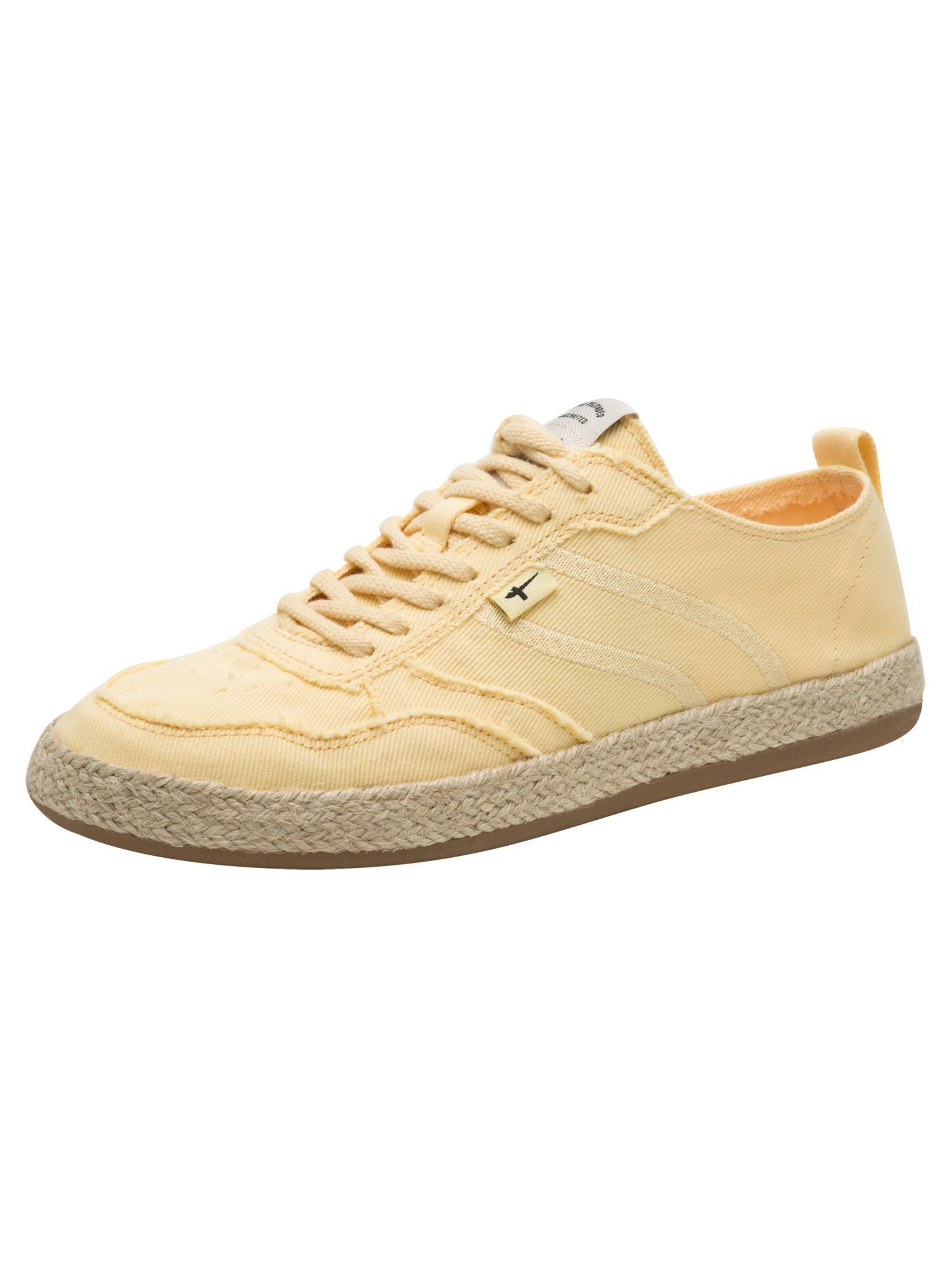 Tamaris Platform trainers in Yellow: front