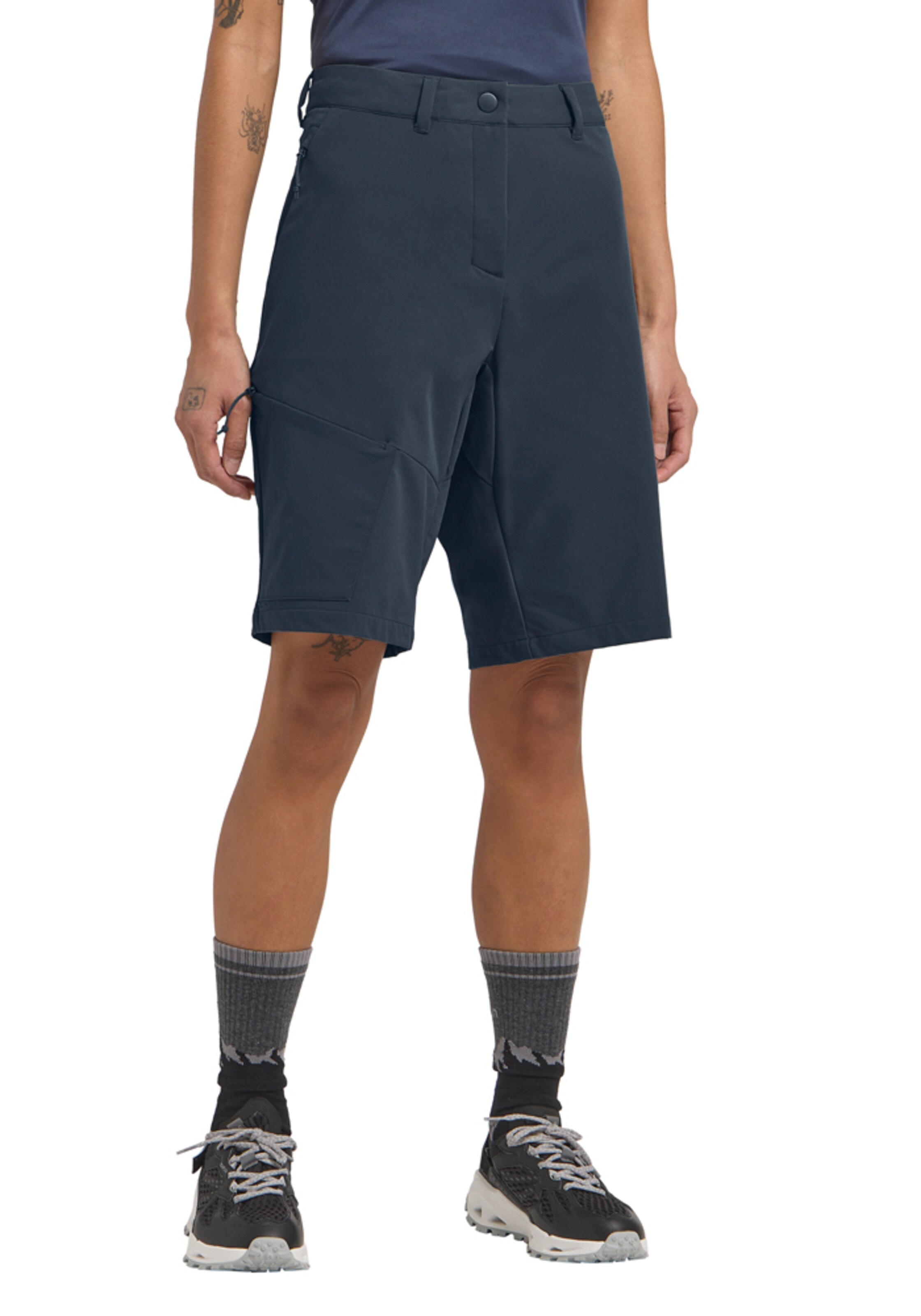 JACK WOLFSKIN Regular Shorts in Blau: Vorderseite