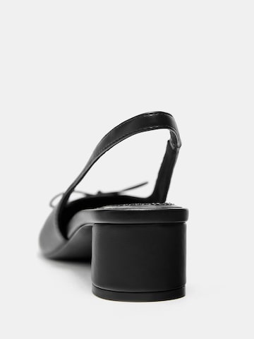 Pull&Bear Slingback pumps in Black