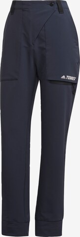 Regular Pantalon outdoor ' TERREX ' ADIDAS TERREX en bleu : devant